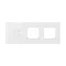 SIMON 54 TOUCH Touch panel 3 modules 4 touch fields + 2 holes for accessories white pearl