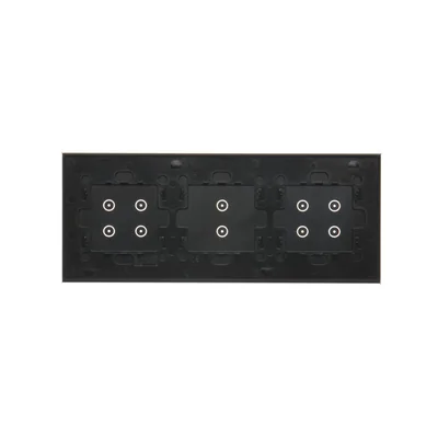 SIMON 54 TOUCH Touch panel 3 modules 4 touch fields + 2 vertical touch fields + 4 touch fields solidified lava