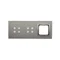 SIMON 54 TOUCH Touch panel 3 modules 4 touch pads + 4 touch pads + 1 hardware hole silver fog