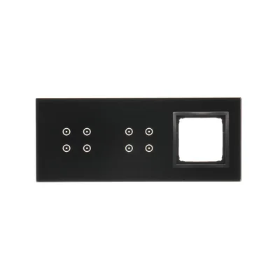 SIMON 54 TOUCH Touch panel 3 modules 4 touch pads + 4 touch pads + 1 hole for accessories solidified lava