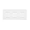 SIMON 54 TOUCH Touch panel 3 modules 4 touchpads + 4 touchpads + 4 touchpads white pearl