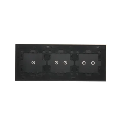 SIMON 54 TOUCH Touch panel 3 moduli 1 touch field + 2 touch field orizzontali + 2 touch field orizzontali lava solidificata
