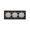 SIMON 54 TOUCH Touch panel 3 moduli 1 touch field + 2 touch field verticali + 2 touch field verticali silver fog