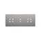 SIMON 54 TOUCH Touch panel 3 moduli 1 touch pad + 2 touch pad orizzontali + 1 touch pad silver fog