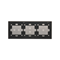 SIMON 54 TOUCH Touch panel 3 moduli 1 touch pad + 2 touch pad verticali + 2 touch pad orizzontali silver fog