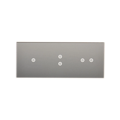 SIMON 54 TOUCH Touch panel 3 moduli 1 touch pad + 2 touch pad verticali + 2 touch pad orizzontali silver fog