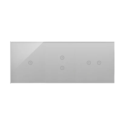 SIMON 54 TOUCH Touch panel 3 moduli 1 touch pad + 2 touch pad verticali + 2 touch pad orizzontali silver fog