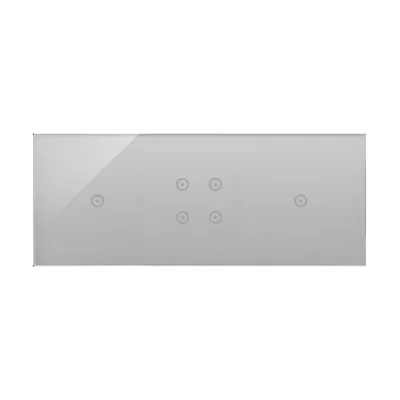 SIMON 54 TOUCH Touch panel 3 moduli 1 touch pad + 4 touch pad + 1 touch pad silver fog
