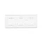 SIMON 54 TOUCH Touch panel 3 moduli 2 touch field orizzontali + 2 touch field orizzontali + 4 touch field bianco perla