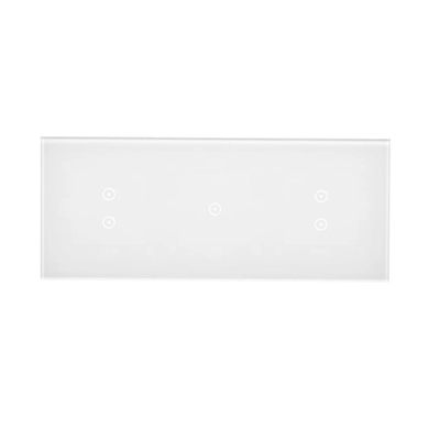 SIMON 54 TOUCH Touch panel 3 moduli 2 touch field verticali + 1 touch field + 2 touch field verticali bianco perla