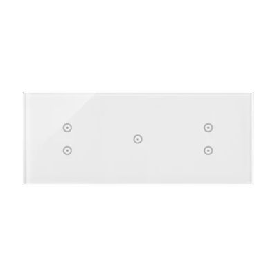 SIMON 54 TOUCH Touch panel 3 moduli 2 touch field verticali + 1 touch field + 2 touch field verticali bianco perla