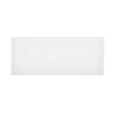 SIMON 54 TOUCH Touch panel 3 moduli 2 touch field verticali + 2 touch field orizzontali + 2 touch field verticali bianco perla