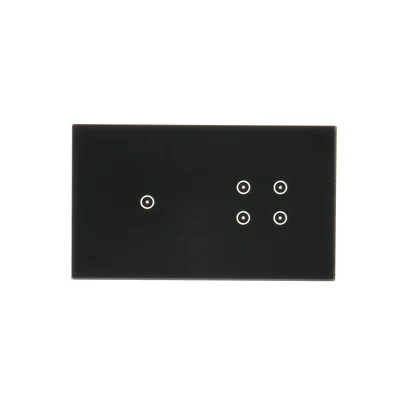 SIMON 54 TOUCH Touchpanel 2 Module 1 Touchfeld + 4 Touchfelder erstarrte Lava