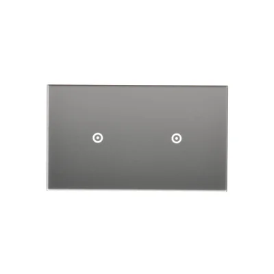 SIMON 54 TOUCH Touchpanel 2 Module 1 Touchpad + 1 Touchpad Silbernebel