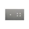 SIMON 54 TOUCH Touchpanel 2 Module 1 Touchpad + 4 Touchpads Silbernebel