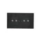 SIMON 54 TOUCH Touchpanel 2 Module 2 horizontale Touchfelder + 2 horizontale Touchfelder erstarrte Lava