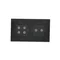 SIMON 54 TOUCH Touchpanel 2 Module 2 horizontale Touchfelder + 4 Touchfelder erstarrte Lava