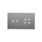 SIMON 54 TOUCH Touchpanel 2 Module 2 horizontale Touchfelder + 4 Touchfelder Silbernebel