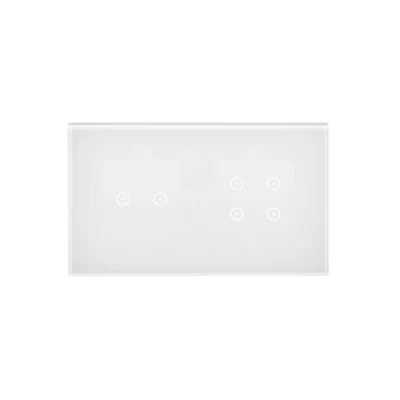 SIMON 54 TOUCH Touchpanel 2 Module 2 horizontale Touchpads + 4 Touchpads weiß perlmutt
