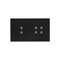 SIMON 54 TOUCH Touchpanel 2 Module 2 vertikale Touchfelder + 4 Touchfelder erstarrte Lava