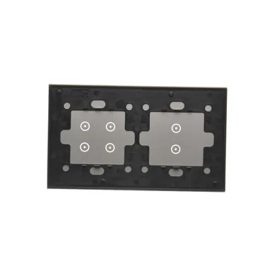 SIMON 54 TOUCH Touchpanel 2 Module 2 vertikale Touchfelder + 4 Touchfelder Silbernebel