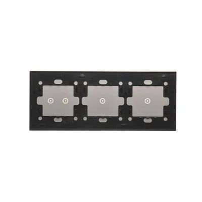 SIMON 54 TOUCH Touchpanel 3 Module 1 Touchpad + 1 Touchpad + 2 horizontale Touchpads Silbernebel