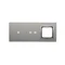 SIMON 54 TOUCH Touchpanel 3 Module 1 Touchpad + 2 horizontale Touchpads + 1 Hardwareloch Silbernebel