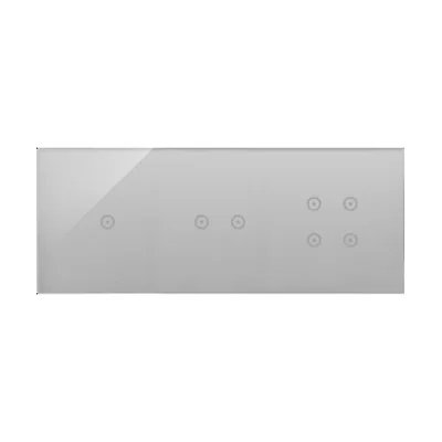SIMON 54 TOUCH Touchpanel 3 Module 1 Touchpad + 2 horizontale Touchpads + 4 Touchpads Silbernebel
