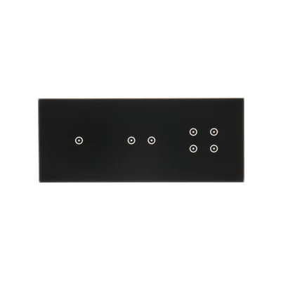 SIMON 54 TOUCH Touchpanel 3 Module 1 Touchpad + 2 horizontale Touchpads + 4 Touchpads verfestigte Lava
