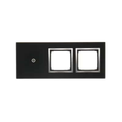 SIMON 54 TOUCH Touchpanel 3 Module 1 Touchpad + 2 Löcher für Zubehör Mondlava