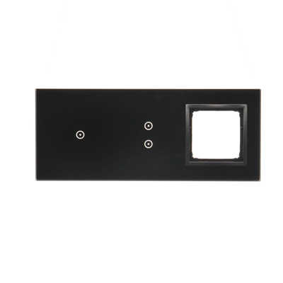 SIMON 54 TOUCH Touchpanel 3 Module 1 Touchpad + 2 vertikale Touchpads + 1 Loch für Zubehör verfestigte Lava
