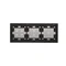 SIMON 54 TOUCH Touchpanel 3 Module 1 Touchpad + 2 vertikale Touchpads + 4 Touchpads Silbernebel