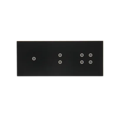 SIMON 54 TOUCH Touchpanel 3 Module 1 Touchpad + 2 vertikale Touchpads + 4 Touchpads verfestigte Lava