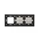 SIMON 54 TOUCH Touchpanel 3 Module 1 Touchpad + 4 Touchpads + 1 Hardwareloch Silbernebel