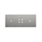 SIMON 54 TOUCH Touchpanel 3 Module 1 Touchpad + 4 Touchpads + 1 Touchpad Silbernebel