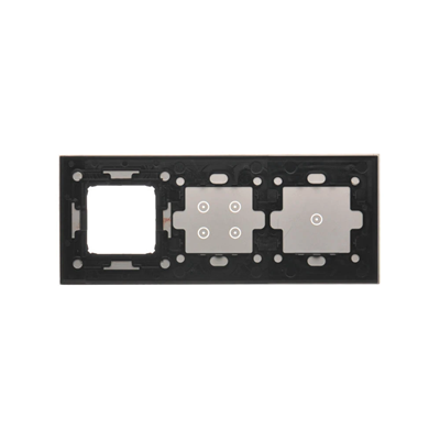 SIMON 54 TOUCH Touchpanel 3 Module 1 Touchpad + 4 Touchpads + 1 Zubehörloch Storm Cloud