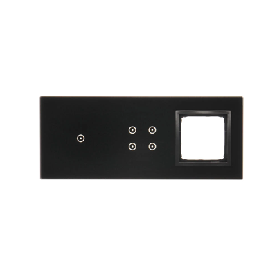 SIMON 54 TOUCH Touchpanel 3 Module 1 Touchpad + 4 Touchpads + 1 Zubehörloch verfestigte Lava