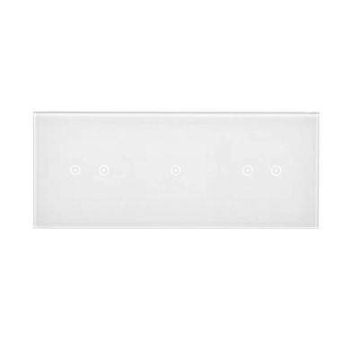 SIMON 54 TOUCH Touchpanel 3 Module 2 horizontale Touchpads + 1 Touchpad + 2 horizontale Touchpads weiße Perle