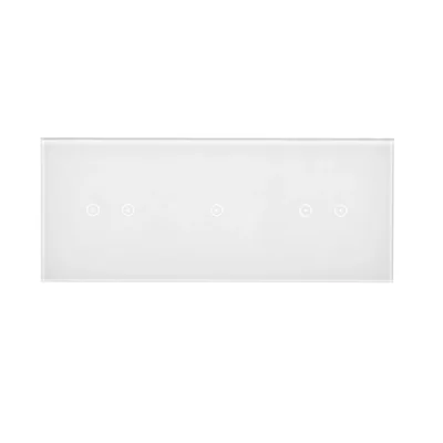 SIMON 54 TOUCH Touchpanel 3 Module 2 horizontale Touchpads + 1 Touchpad + 2 horizontale Touchpads weiße Perle