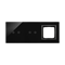SIMON 54 TOUCH Touchpanel 3 Module 2 horizontale Touchpads + 2 horizontale Touchpads + 1 Loch für Zubehör verfestigte Lava