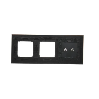 SIMON 54 TOUCH Touchpanel 3 Module 2 horizontale Touchpads + 2 Löcher für Zubehör verfestigte Lava