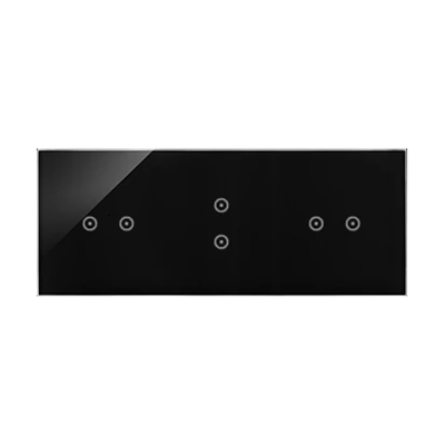 SIMON 54 TOUCH Touchpanel 3 Module 2 horizontale Touchpads + 2 vertikale Touchpads + 2 horizontale Touchpads erstarrte Lava