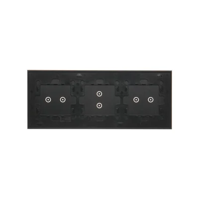 SIMON 54 TOUCH Touchpanel 3 Module 2 horizontale Touchpads + 2 vertikale Touchpads + 2 horizontale Touchpads erstarrte Lava
