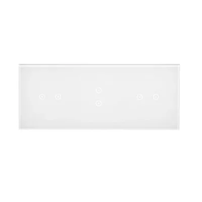 SIMON 54 TOUCH Touchpanel 3 Module 2 horizontale Touchpads + 2 vertikale Touchpads + 2 horizontale Touchpads weiße Perle