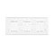 SIMON 54 TOUCH Touchpanel 3 Module 2 horizontale Touchpads + 2 vertikale Touchpads + 2 horizontale Touchpads weiße Perle