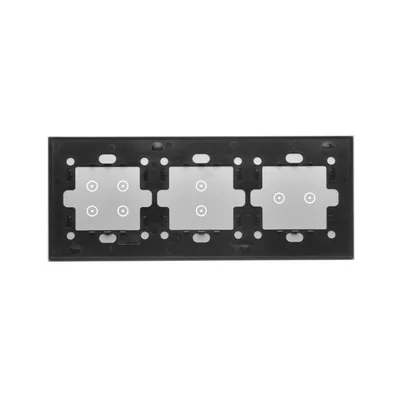 SIMON 54 TOUCH Touchpanel 3 Module 2 horizontale Touchpads + 2 vertikale Touchpads + 4 Touchpads Silbernebel