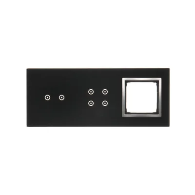 SIMON 54 TOUCH Touchpanel 3 Module 2 horizontale Touchpads + 4 Touchpads + 1 Loch für Zubehör Mondlava