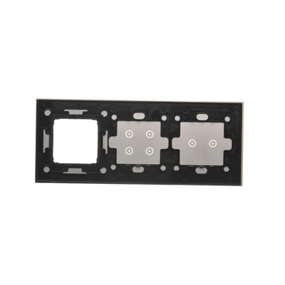 SIMON 54 TOUCH Touchpanel 3 Module 2 horizontale Touchpads + 4 Touchpads + 1 Loch für Zubehör Storm Cloud