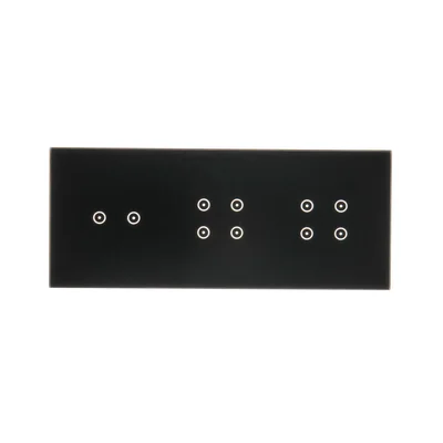 SIMON 54 TOUCH Touchpanel 3 Module 2 horizontale Touchpads + 4 Touchpads + 4 Touchpads erstarrte Lava