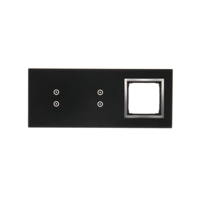 SIMON 54 TOUCH Touchpanel 3 Module 2 vertikale Touchpads + 2 vertikale Touchpads + 1 Loch für Zubehör Lunar Lava